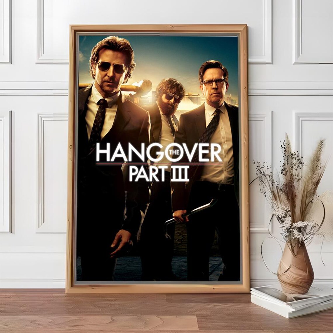 The Hangover Part III Comedy Movie Suited Trio Sunset Vegas Poster - Image 2