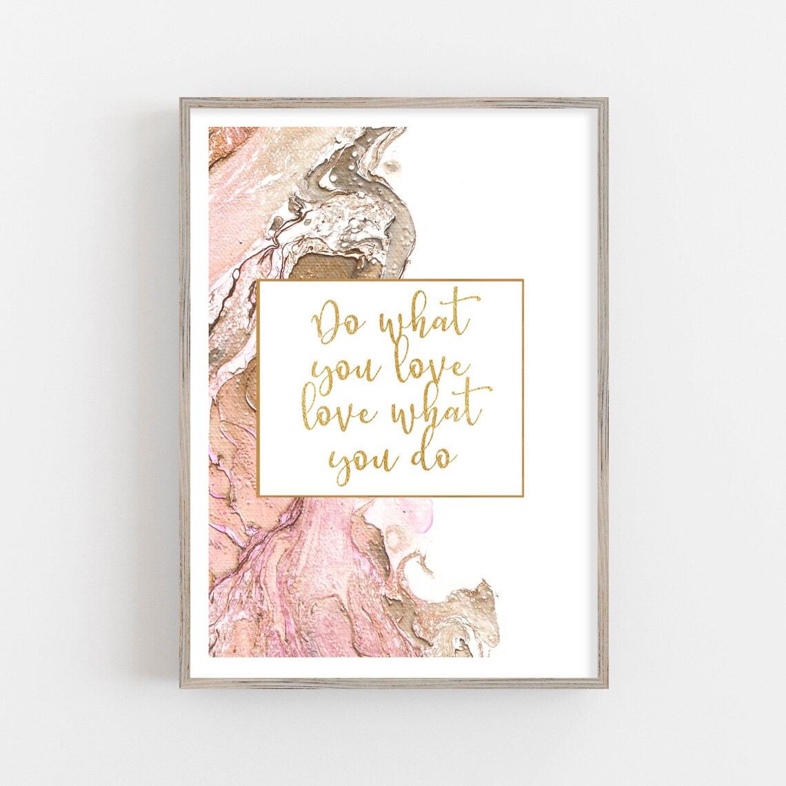 Motivational Quote Office Wall Art, Inspirational Print