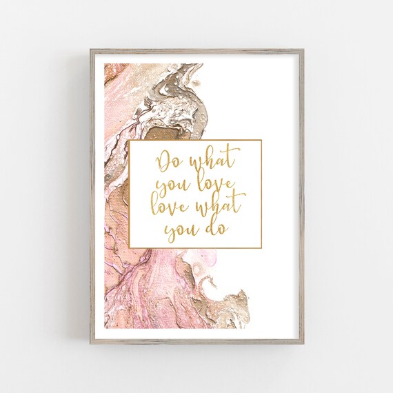 Motivational Quote Office Wall Art, Inspirational Print