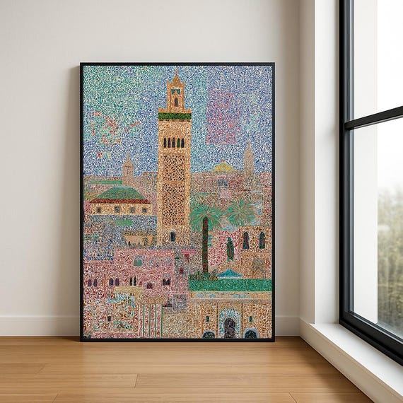 High Resolution Landmark Oil Painting
