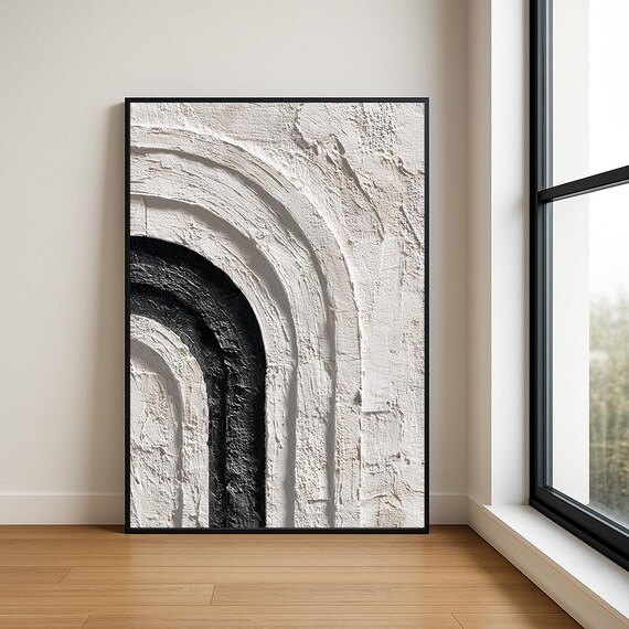 High Resolution Arch Abstract Oil Painting