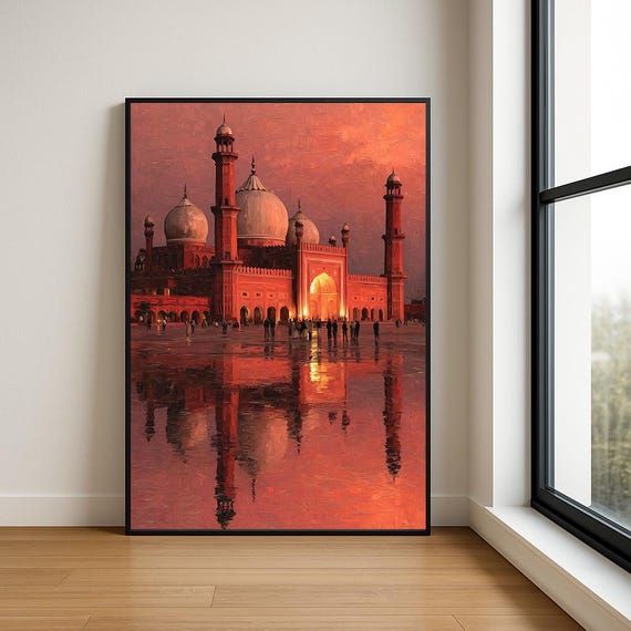 High Resolution Landmark Oil Painting