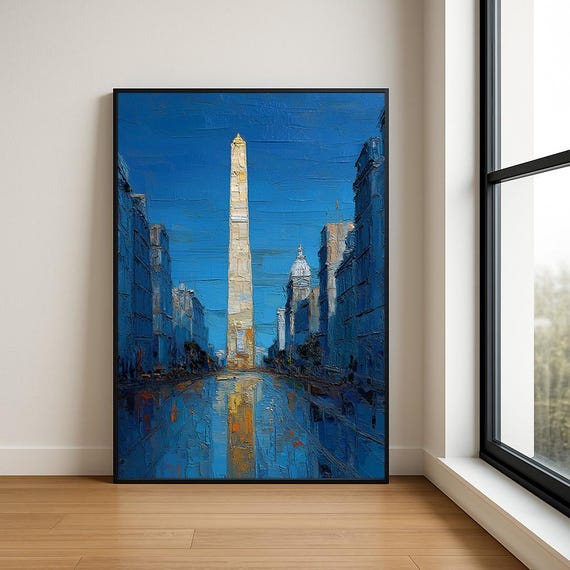 High Resolution Landmark Oil Painting