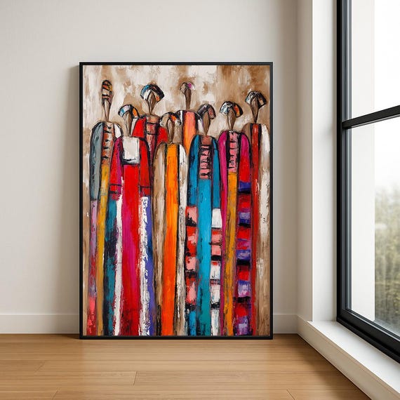 High Resolution African Arab Tribe Wall Art