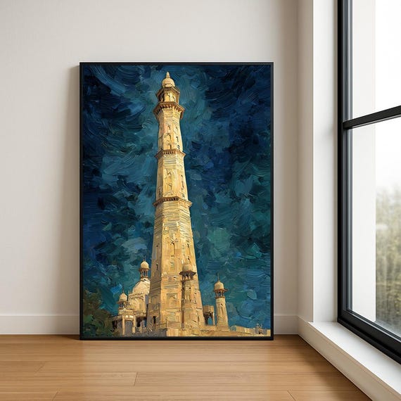 High Resolution Landmark Oil Painting