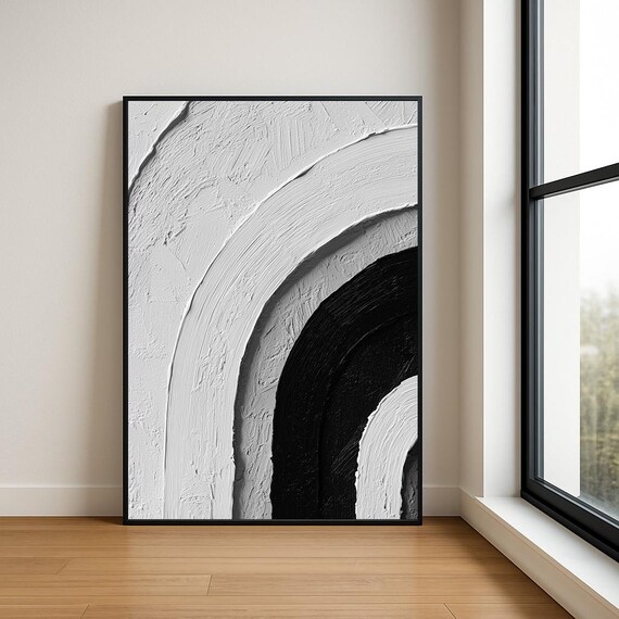 High Resolution Arch Abstract Oil Painting