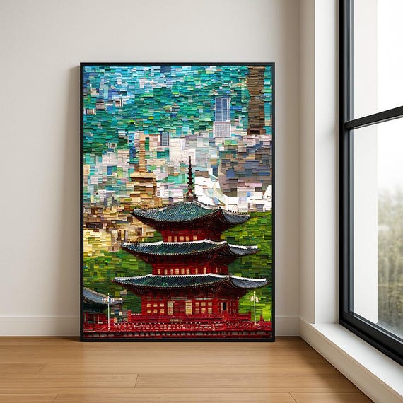 High Resolution Landmark Oil Painting