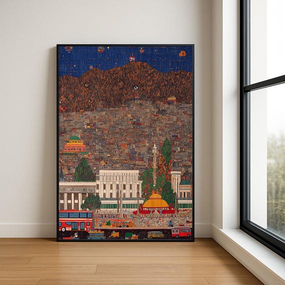 High Resolution Landmark Oil Painting