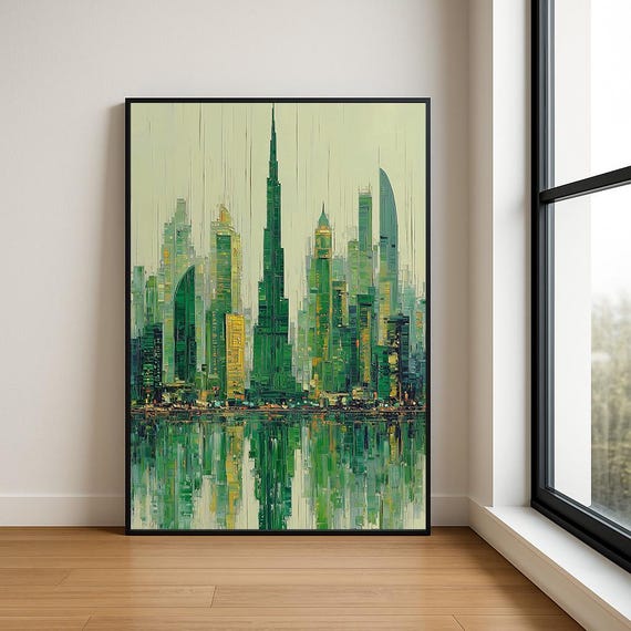 High Resolution Landmark Oil Painting