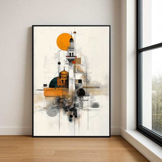 High Resolution Landmark Oil Painting