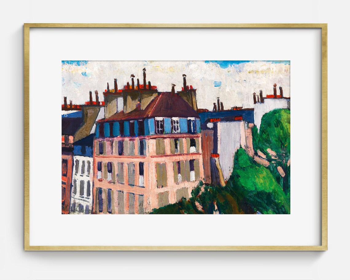 Paris Wall Art, Parisian Landscape Art Print - Image 2