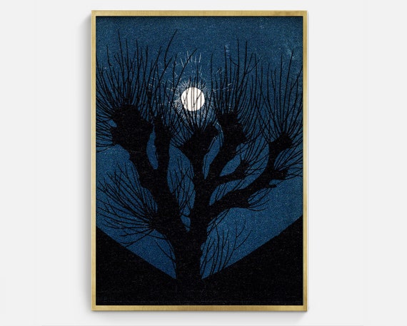 Spooky Tree Gothic Art Print