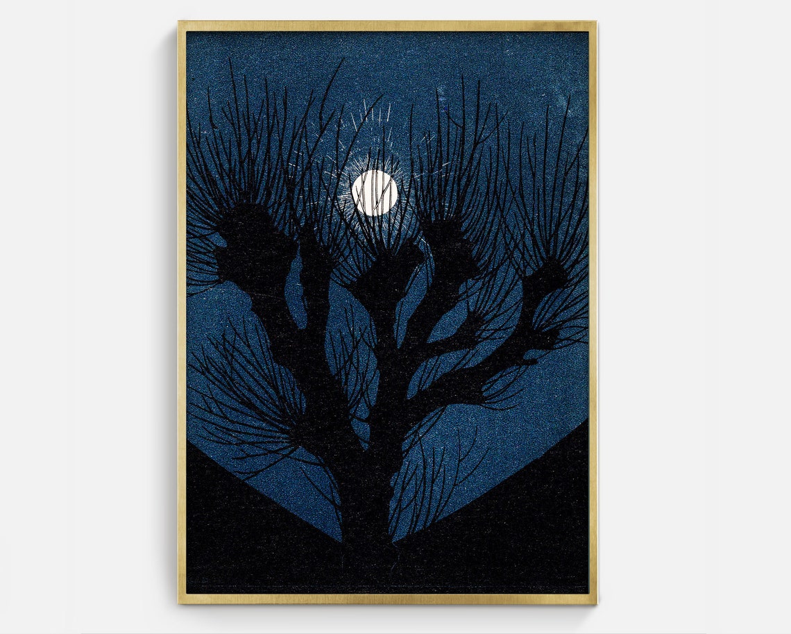 Spooky Tree Gothic Art Print