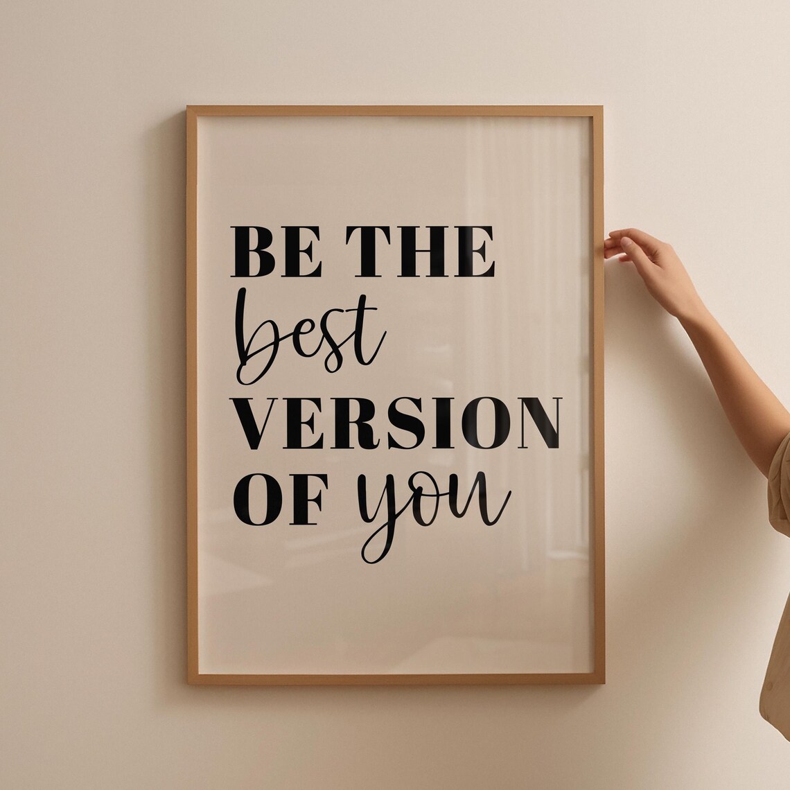 Be The Best Version Of You, Minimalist Poster - Image 4