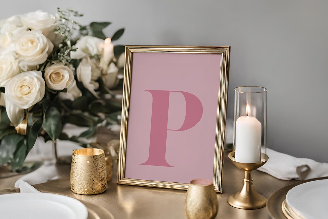 Letter P Poster, Alphabet Nursery Wall Art - Image 4