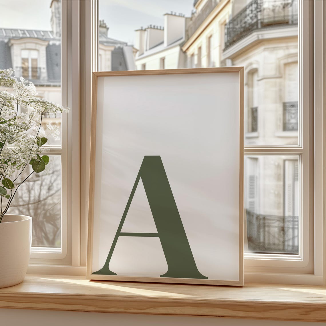 Letter A Poster, Preppy Room Decor - Image 2