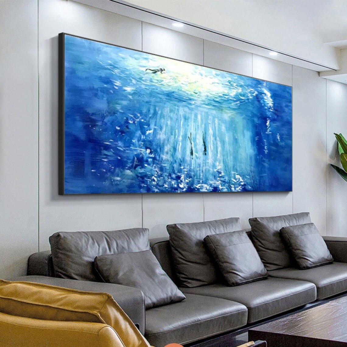 Deep Sea Exploration Oil Painting Art Print - Image 4