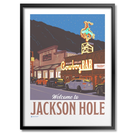 Jackson Hole Welcome Art Print