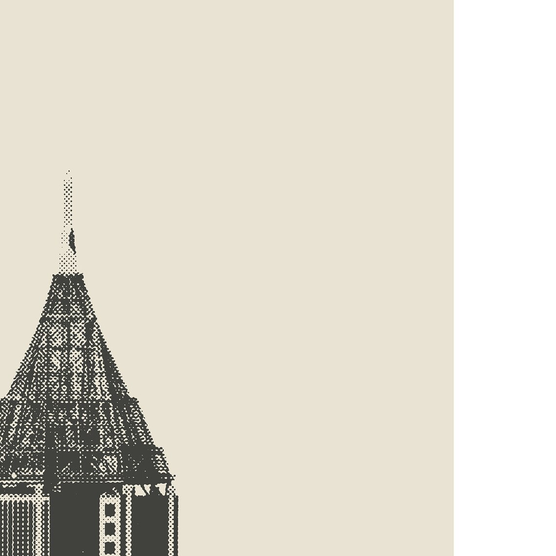 Atlanta Georgia Custom Minimalist Skyline Art Print - Image 2