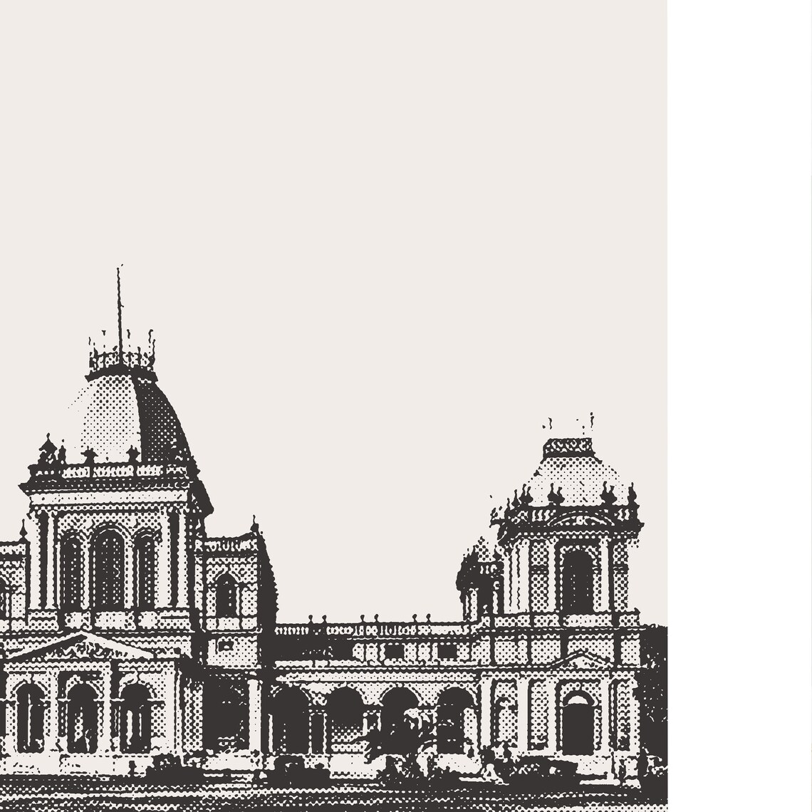 Bahawalpur Pakistan Travel Poster, Noor Mahal Print - Image 3