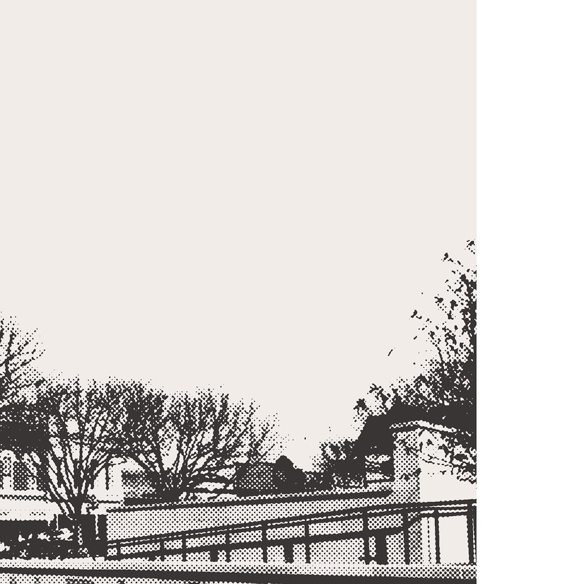 Plano Texas Minimalist Cityscape Poster Print - Image 2