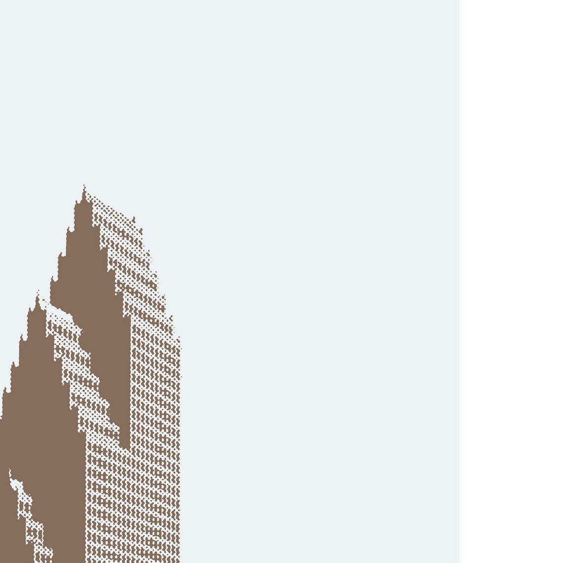Houston Skyscrapers Minimalist City Print, Texas Skyline - Image 3