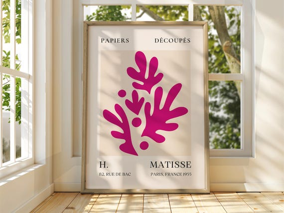 Henri Matisse Poster Exhibition Gallery Print Classic Art Fauvism Painting