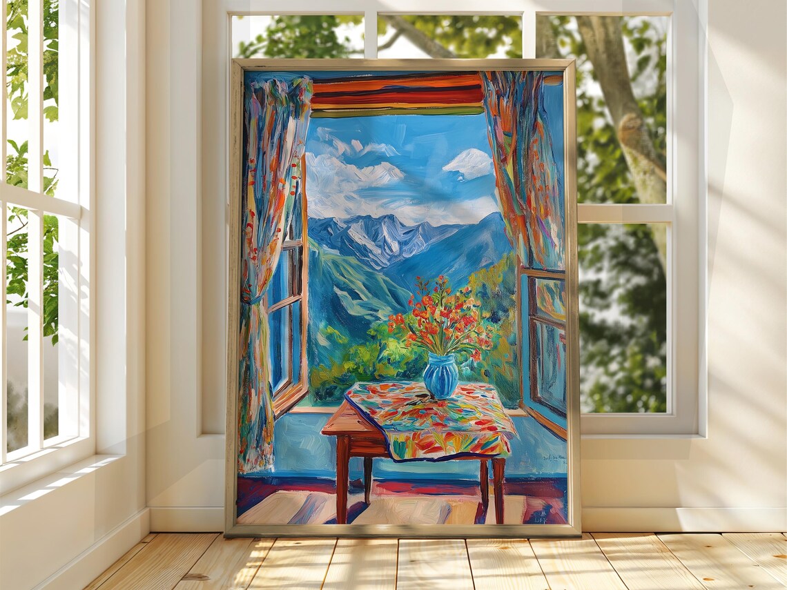 Mountain Window by Henri Matisse, Fauvism Art Print