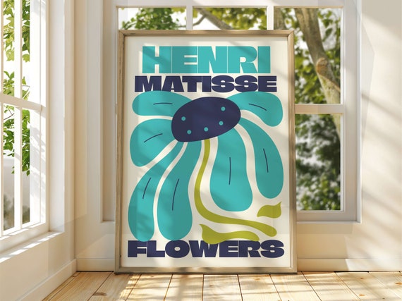Henri Matisse Floral Art Poster Exhibition Gallery Print Famous