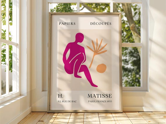 Henri Matisse Poster Exhibition Gallery Print Classic Art Fauvism Painting
