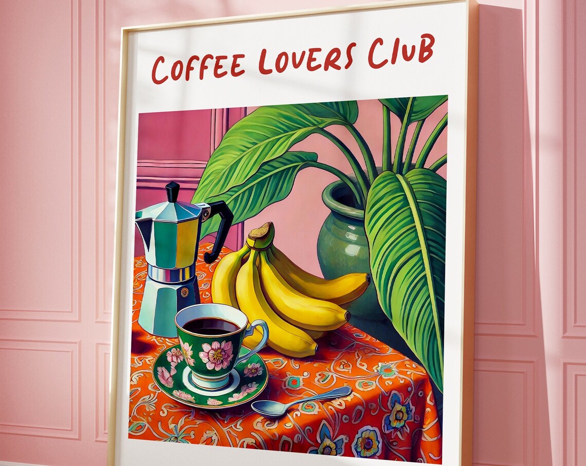 Coffee Wall Art, Espresso Poster Print Gift