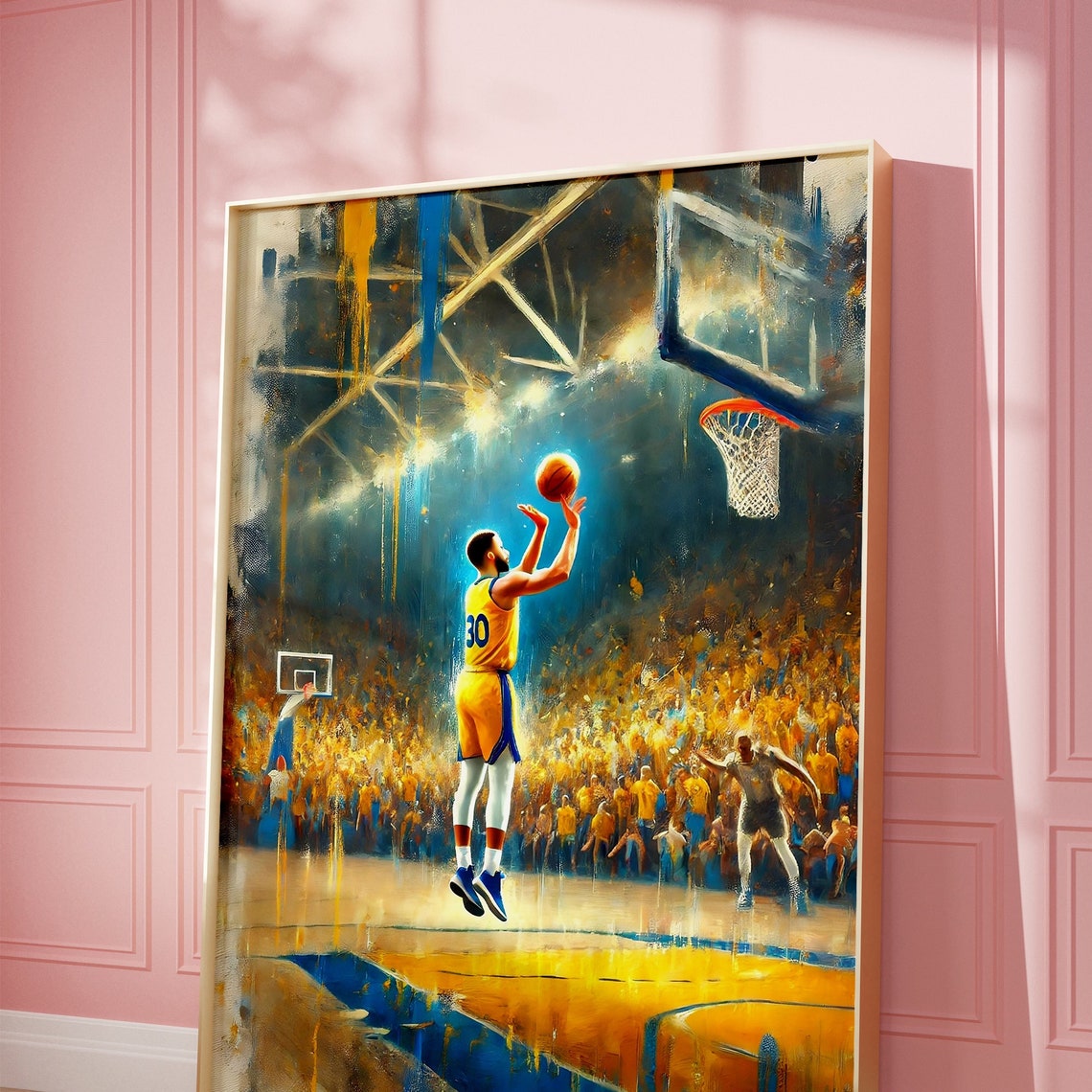 Basketball Poster Basketball Print Basketball Player Poster Sports Poster Gift For Him Printable Wall Art Trendy Sporty Wall Art