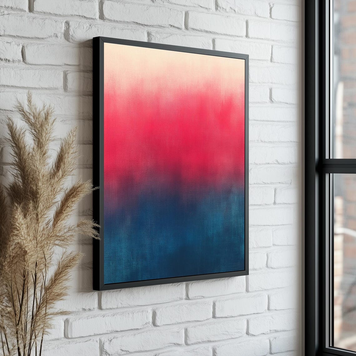Mark Rothko Wall Art Decor Minimalist Abstract Wall Art Beige Pink Blue Modern Wall Decor Abstract Wall Art Rothko Poster