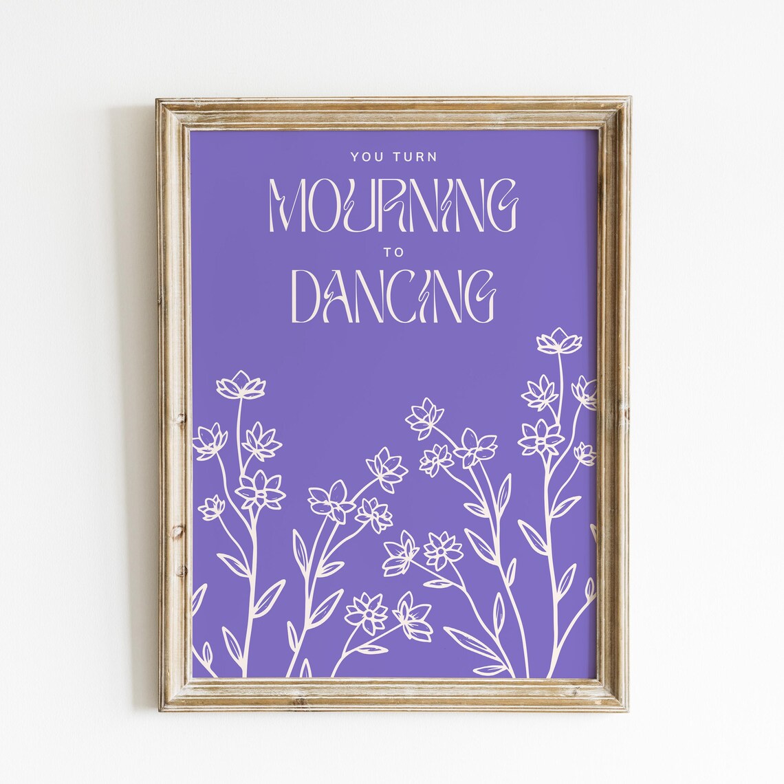 His Mercies Are New Every Morning Purple Bible Verse Poster Set - Image 3