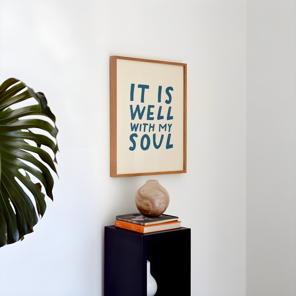 It Is Well With My Soul Christian Art Print, Minimalist - Image 4