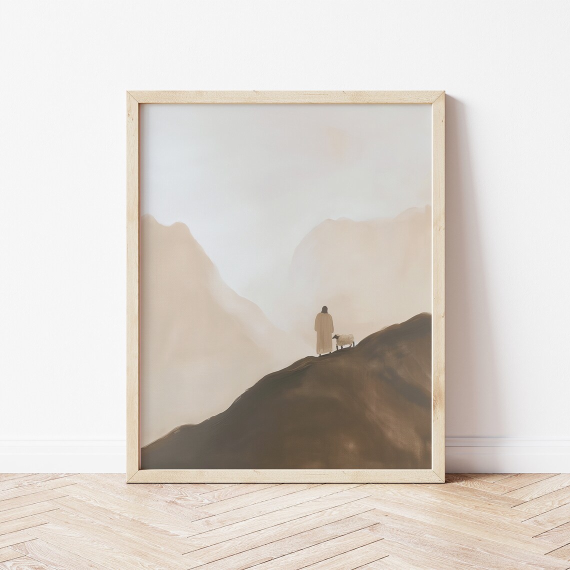 The Good Shepherd Christian Wall Art Print - Image 2