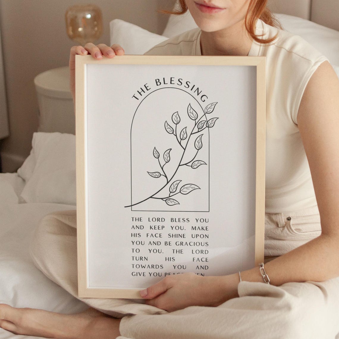 The Blessing Print Christian Wall Art Scripture Wall Art Gift Dorm Room Essentials Wall Art Housewarming Gift - Image 2