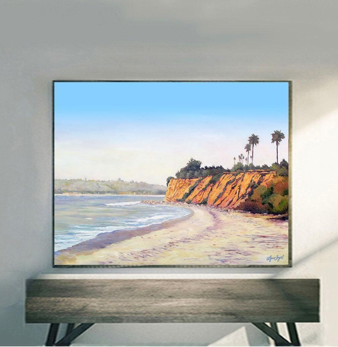 Santa Barbara Butterfly Beach, Montecito Poster Print