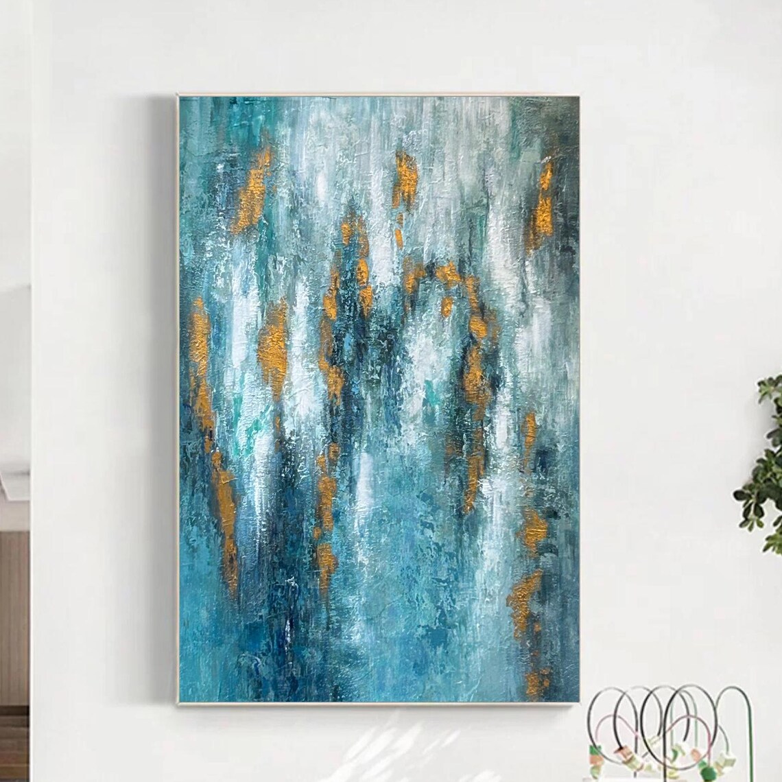Original Abstract Painting, Modern Textured Artwork