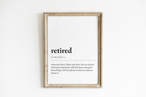 Funny Retirement Gift for Women and Men