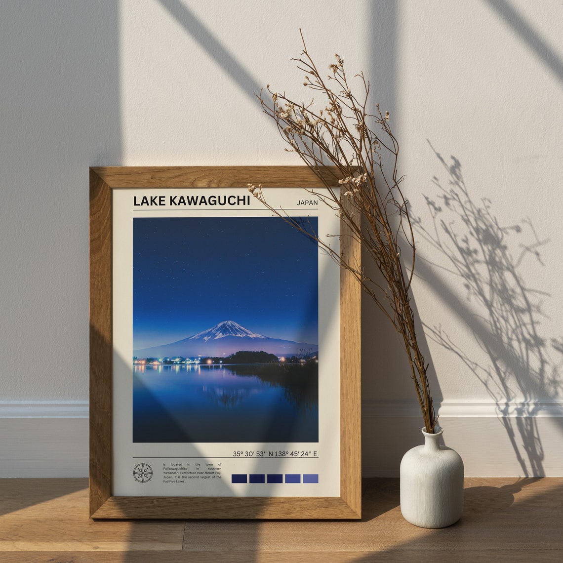 Lake Kawaguchi, Japan Travel Poster - Image 2