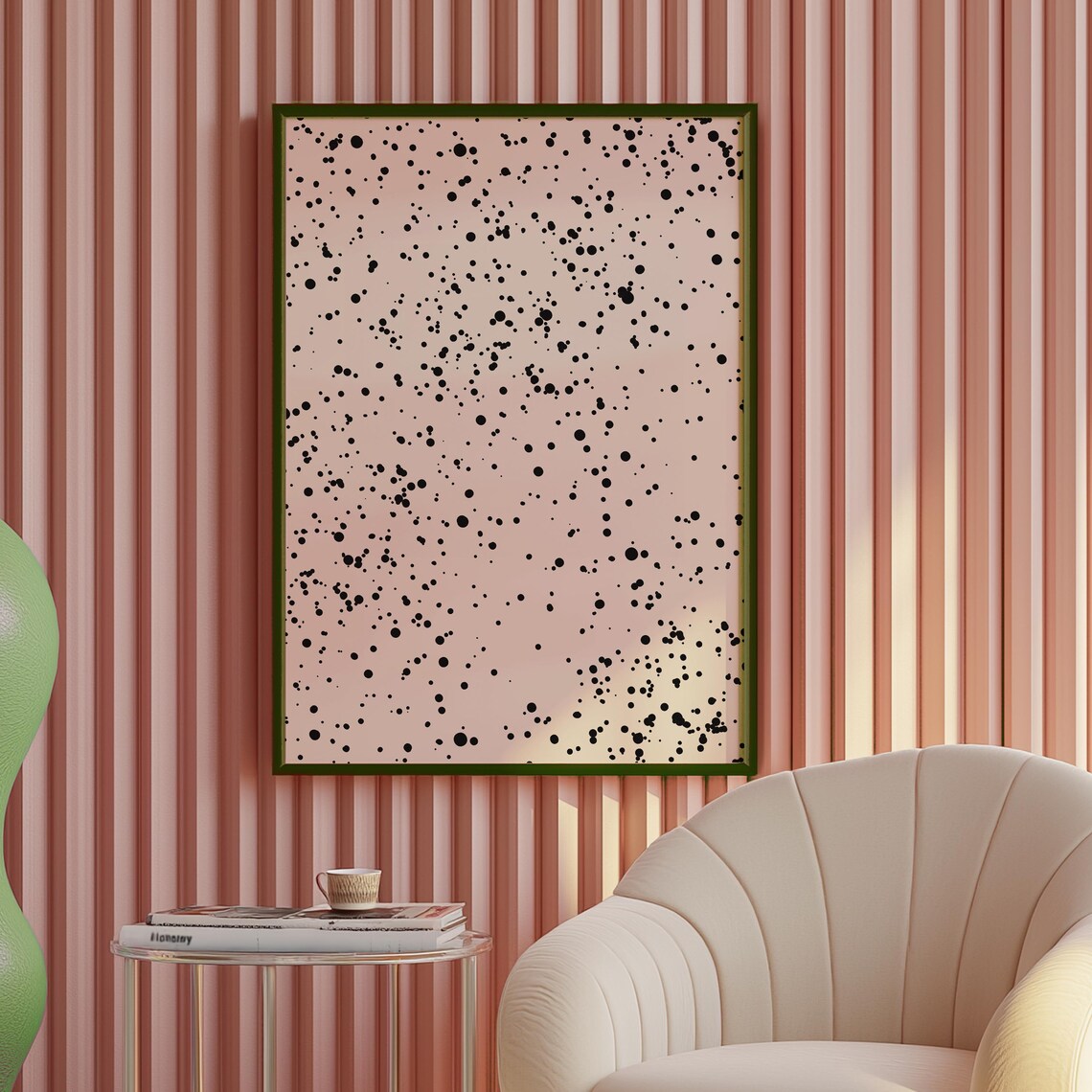 Modern Splatter Abstract, Minimalist Wall Decor - Image 2