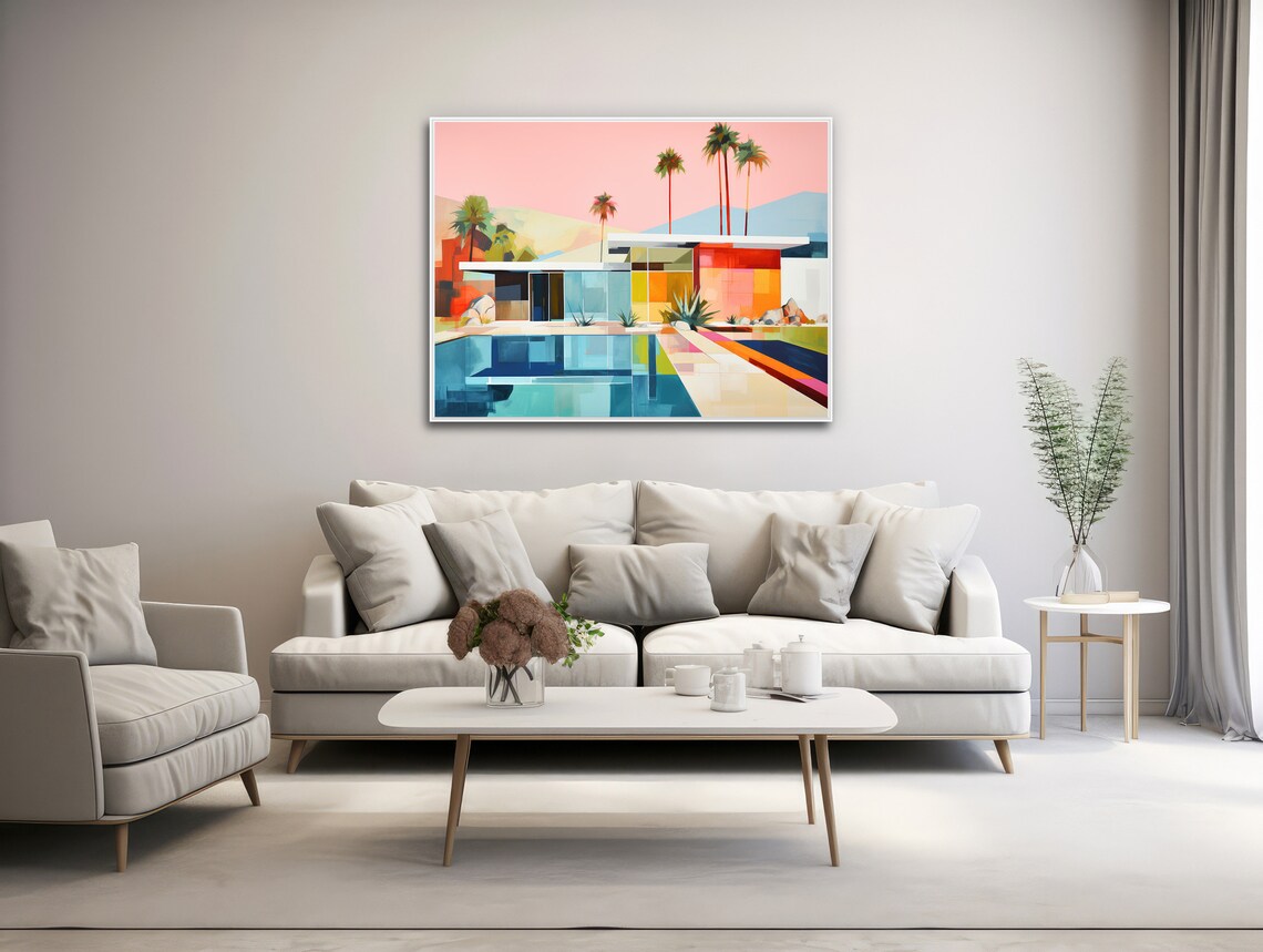 Mid Century Architecture, Palm Springs Art Print - Image 3