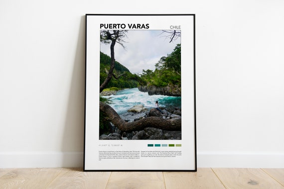 Puerto Varas Chile Travel Print Puerto Varas Chile Photography Chile Travel Gift Chile Wall Decor Chile Print Downloads