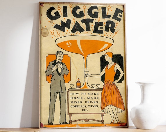 Cocktail Bar Funny Bartender Old Book Cover Poster