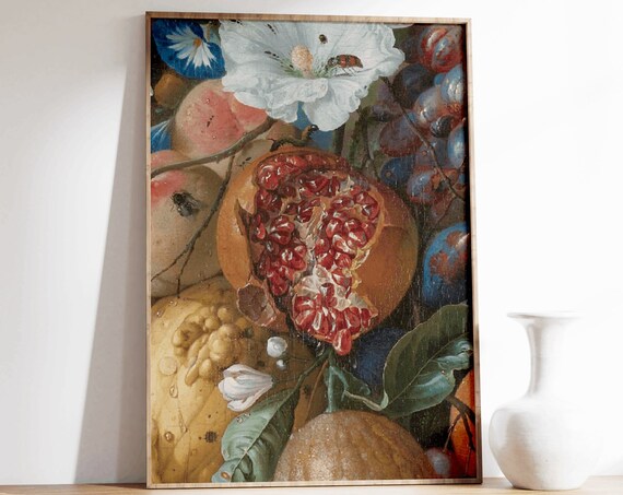 Pomegranate Botanical Print, Jan Davidsz De Heem
