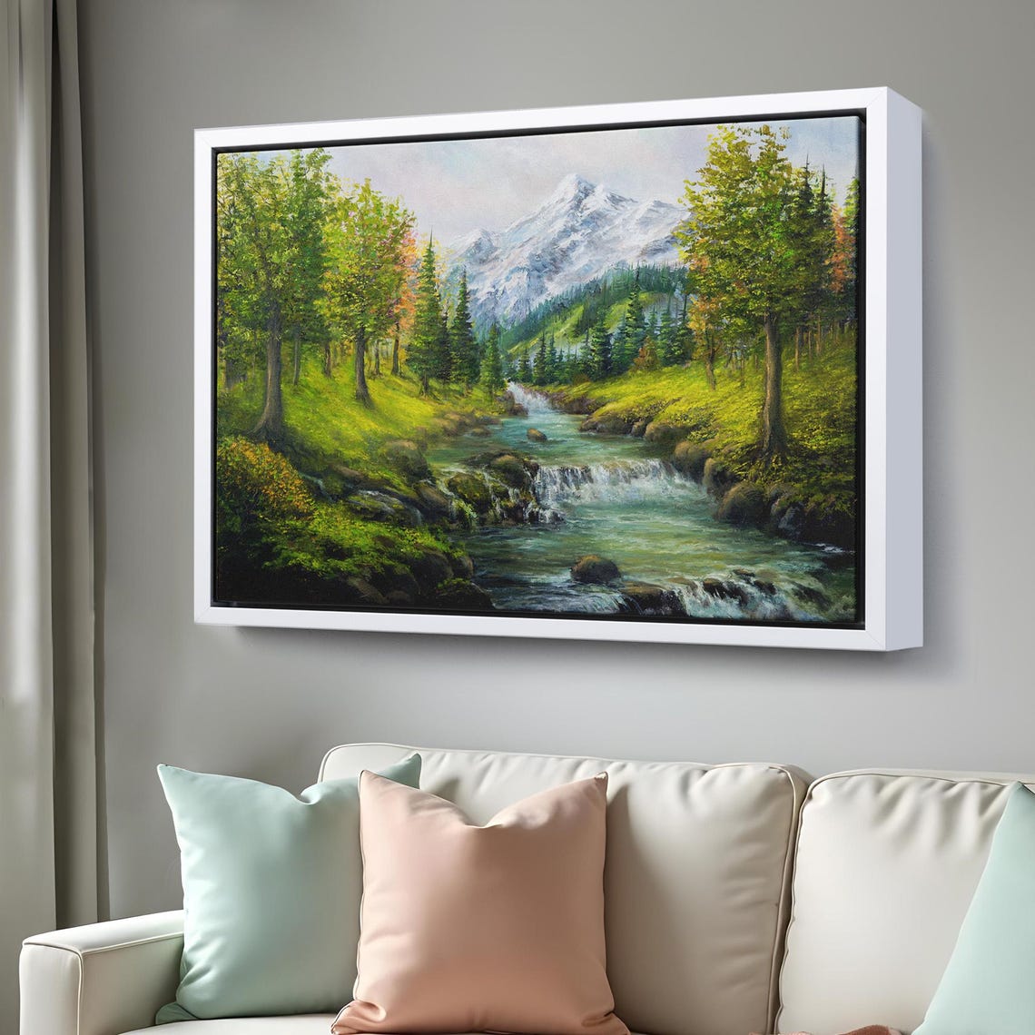 Spring Mountains And Snowy Peaks Wall Art Nature Decor Nature Wall Decor Nature Wall Decor Nature Art - Image 3
