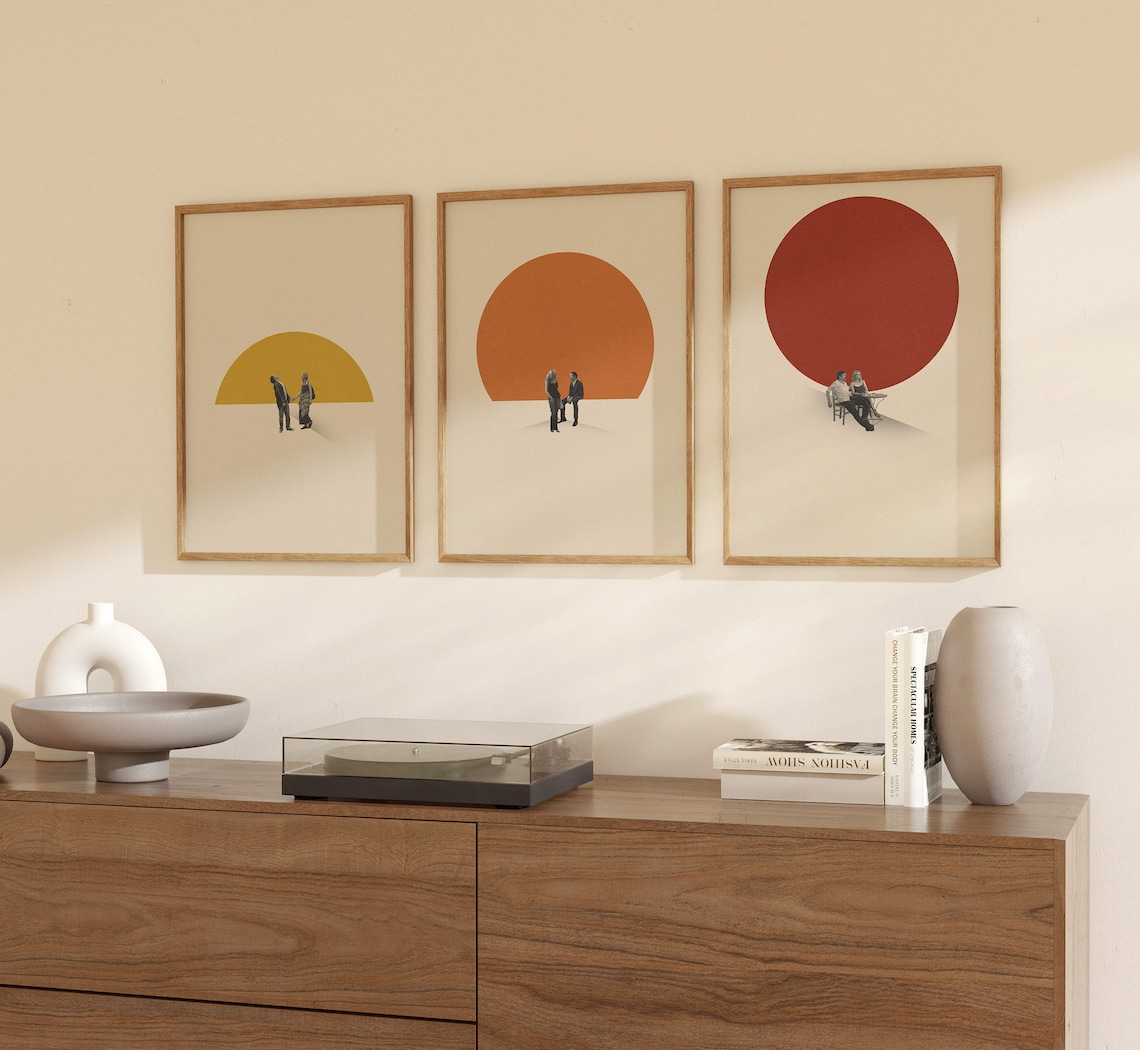 Before Sunrise Mid-Century Modern Art Print - Image 4