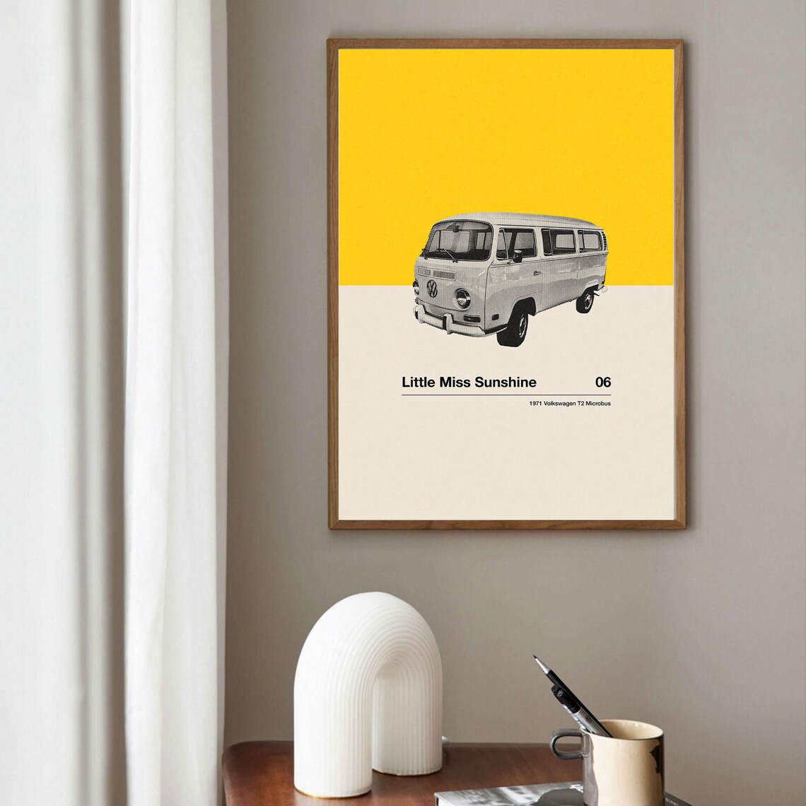Little Miss Sunshine Movie Poster, Mid-Century Retro - Image 3