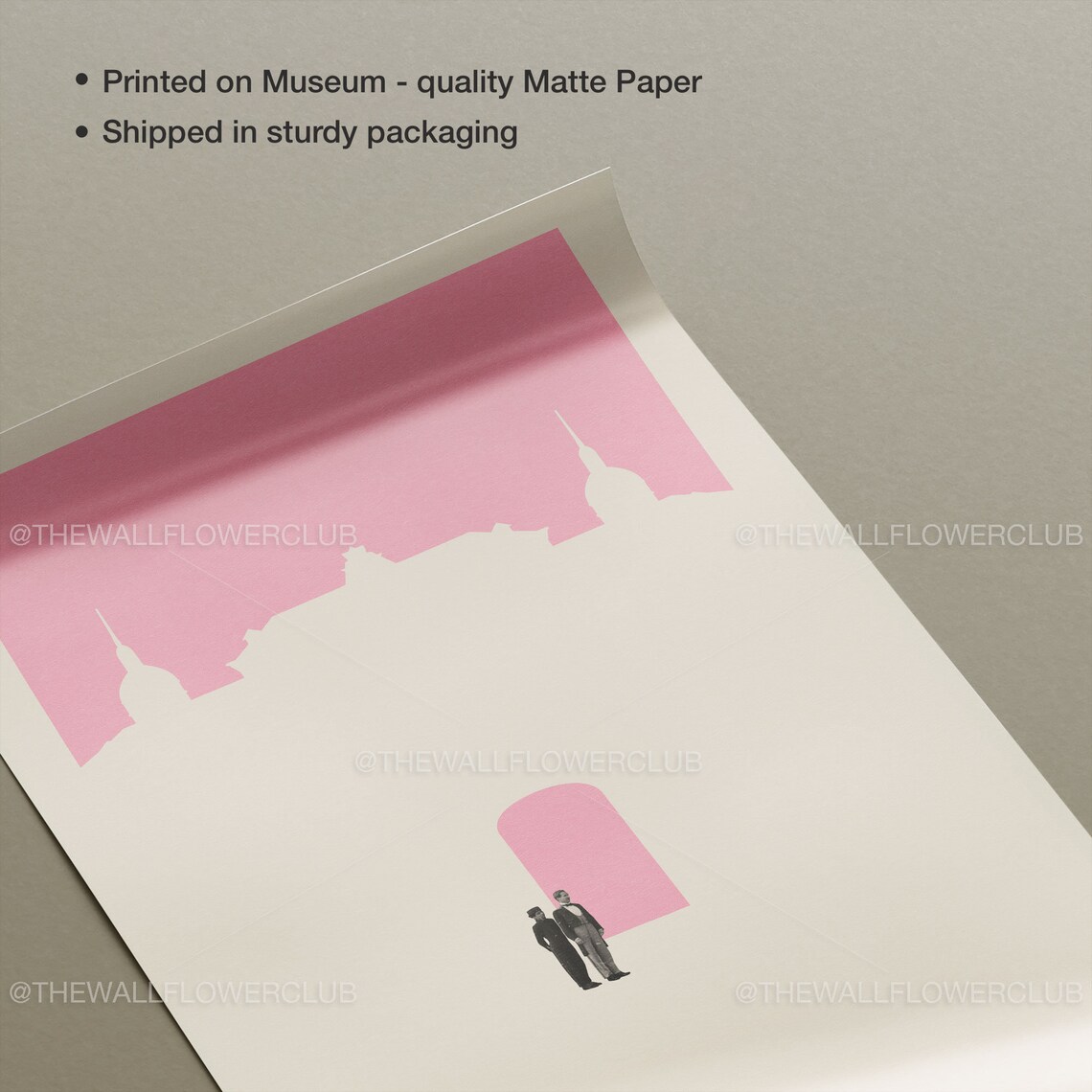 Budapest Hotel Inspired Minimalist Art Print - Image 3